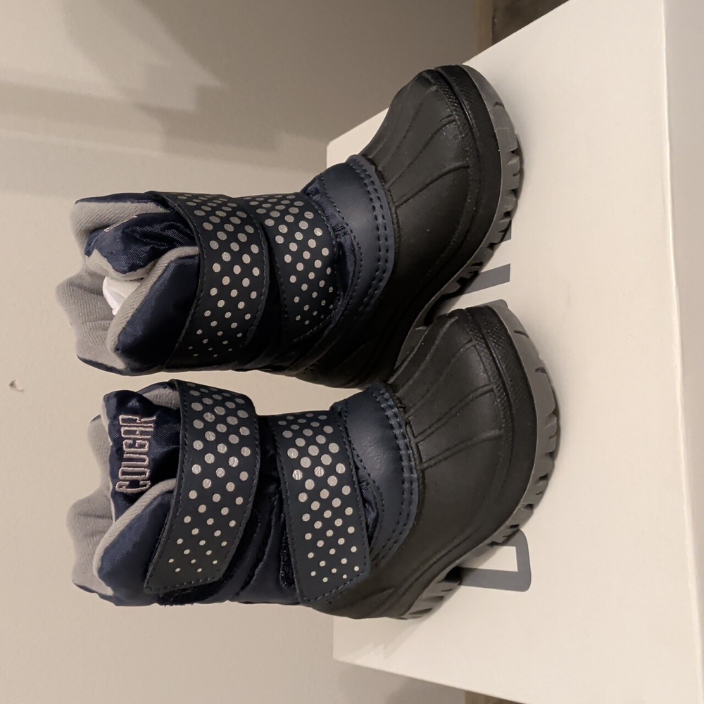 Cougar Kids Navy Blue Snow Boots